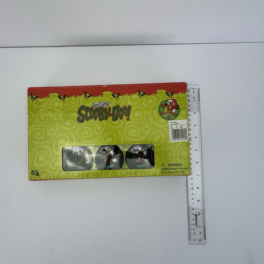 2001 Gemmy Scooby-Doo Cartoon Network 10 Ct Holiday Christmas String Light Set